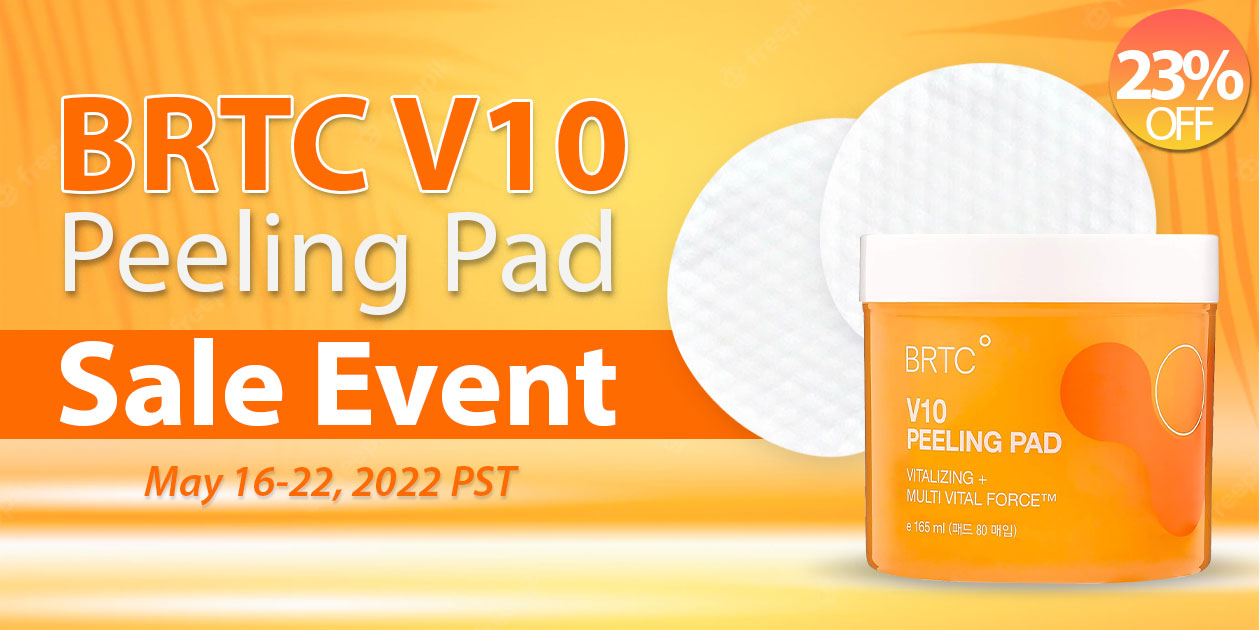 BRTC V10 Peeling Pad SALE EVENT! **END | DODOSKIN