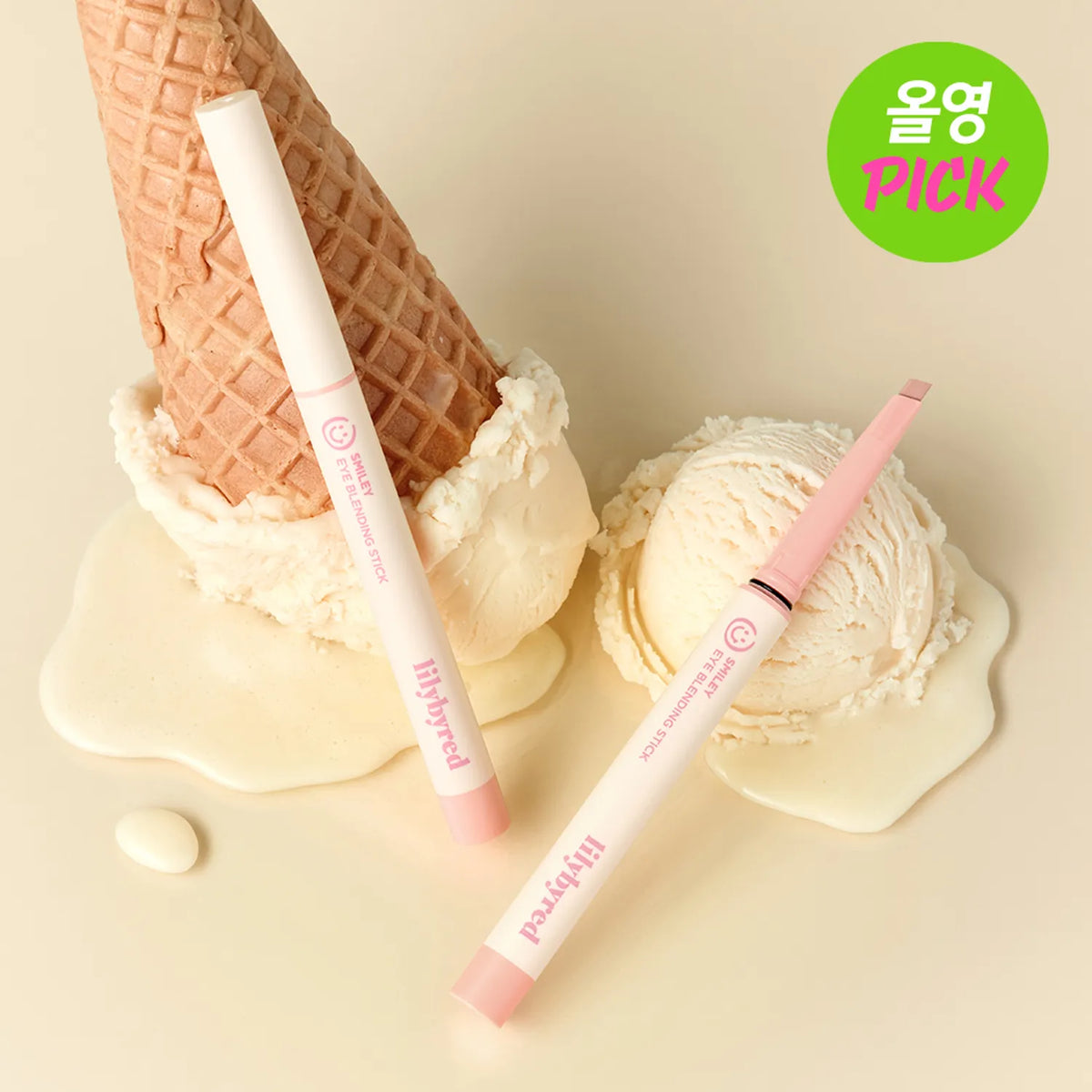 lilybyred Smiley Eye Blending Stick 6 Colors (Shimmer/Matte) 0.22g