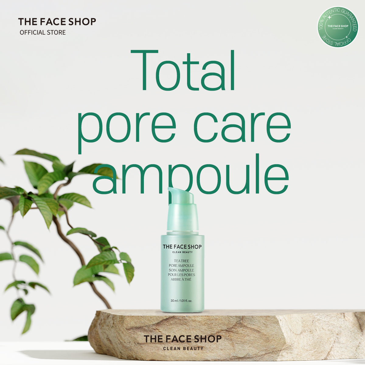 THE FACE SHOP Tea Tree Pore Ampoule 30ml - DODOSKIN