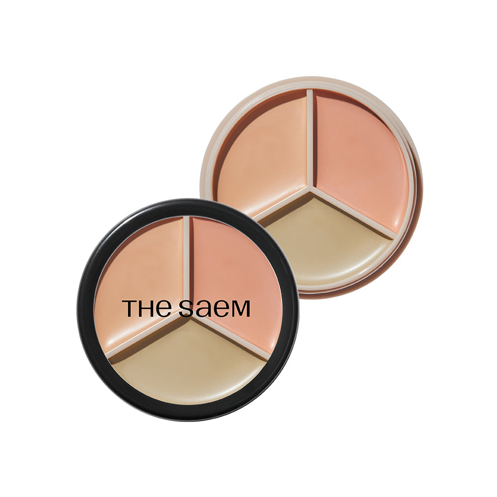 the SAEM Cover Perfection Triple Pot Concealer