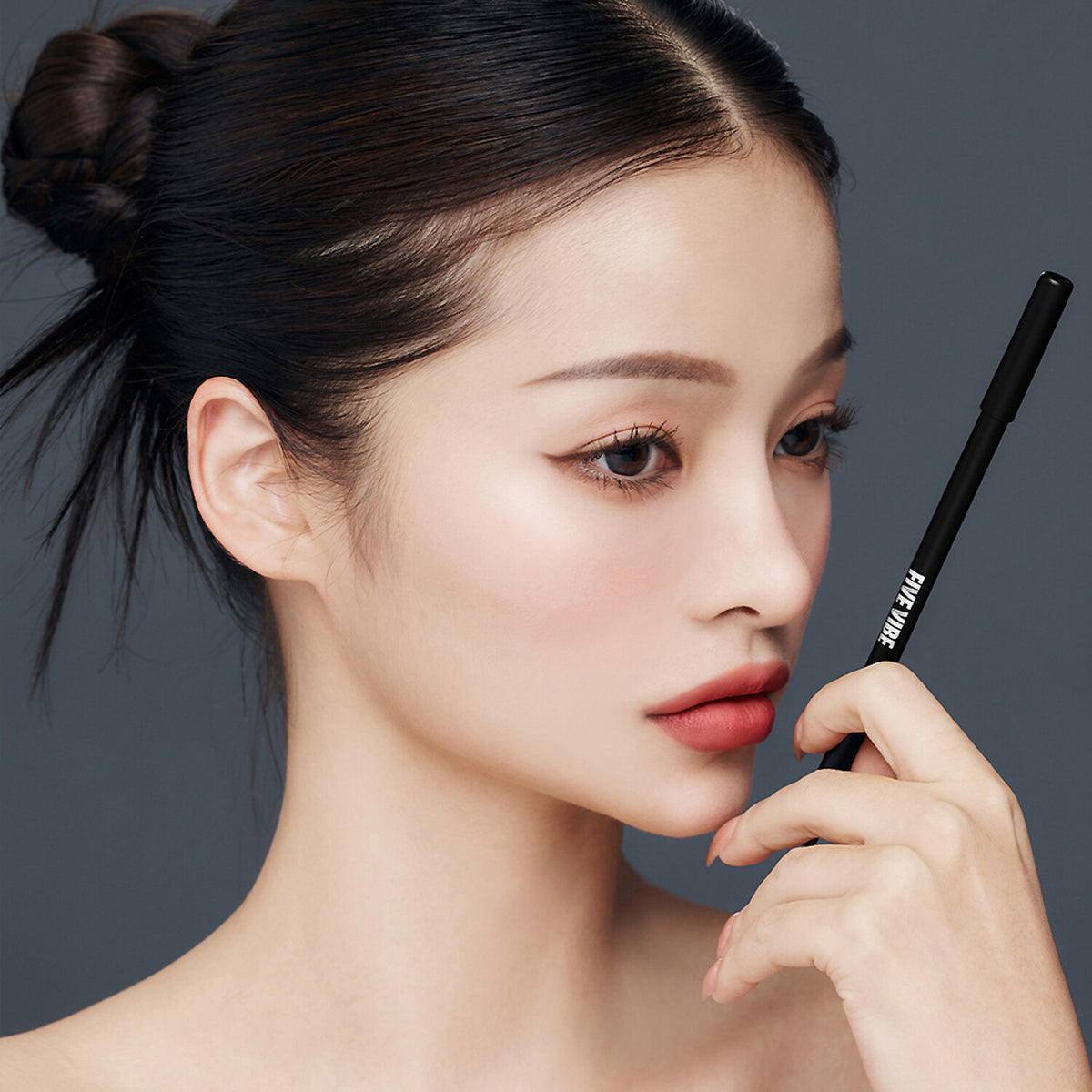 Cinco vibra suave hard maquillaje lápiz marrón 1g