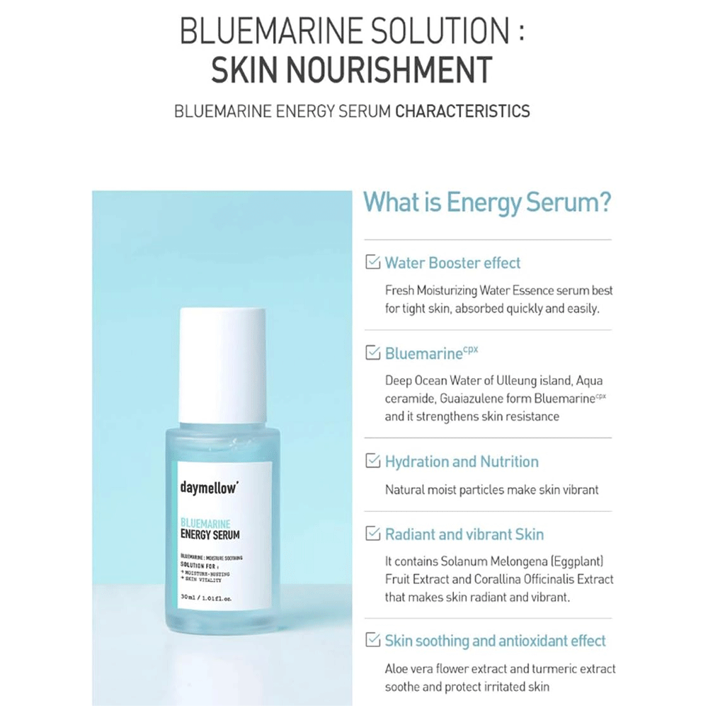 Daymellow Bluemarine Energy Serum 30ml - DODOSKIN