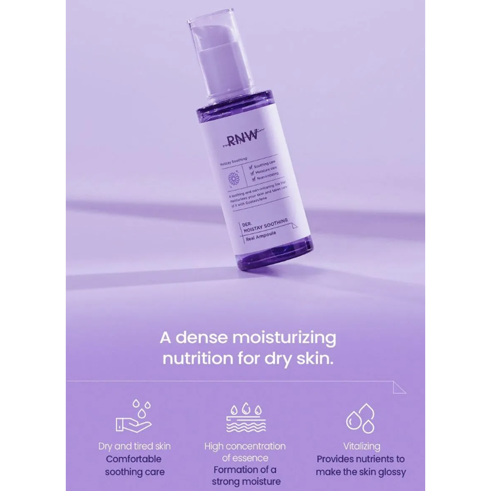 RNW DER. MOISTAY SOOTHING Real Ampoule 50ml - DODOSKIN
