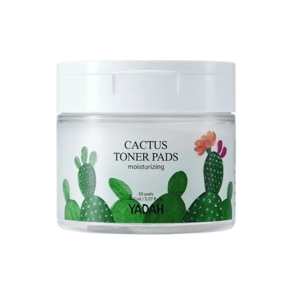 YADAH Cactus Toner Pads 60 pads | DODO SKIN – DODOSKIN