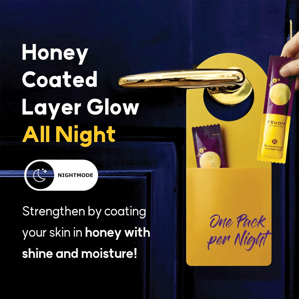 FRUDIA Bluberry Honey Overnight Mask 5ml * 20ea - DODOSKIN