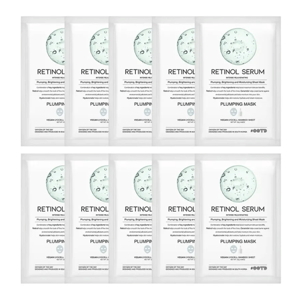 OOTD Retinol Serum Plumping Mask 25g *10ea - DODOSKIN