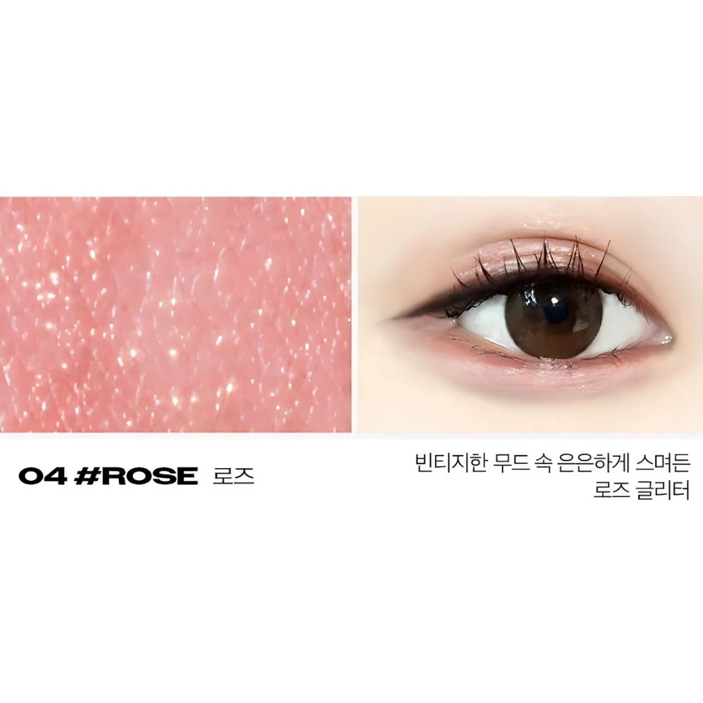 merrymonde Better Twim Glitter Pen Eyeliner 0.5g in 04 Rose.