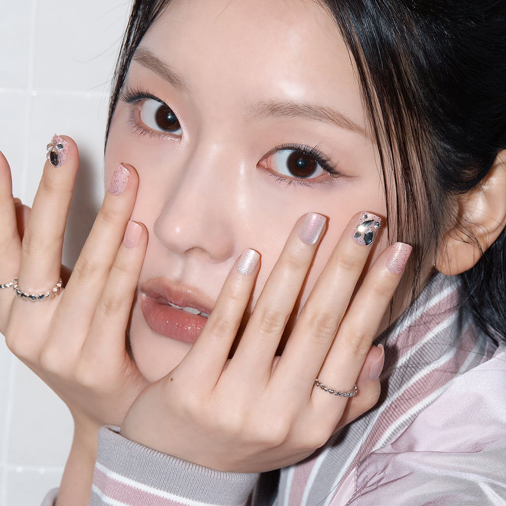 MUZMAK Nail Tips 36pcs #Gem(Short)