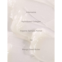 The product is designed to improve skin elasticity and reduce the appearance of fine lines and wrinkles around the eyes. The packaging is sleek and features the brand name and product details.