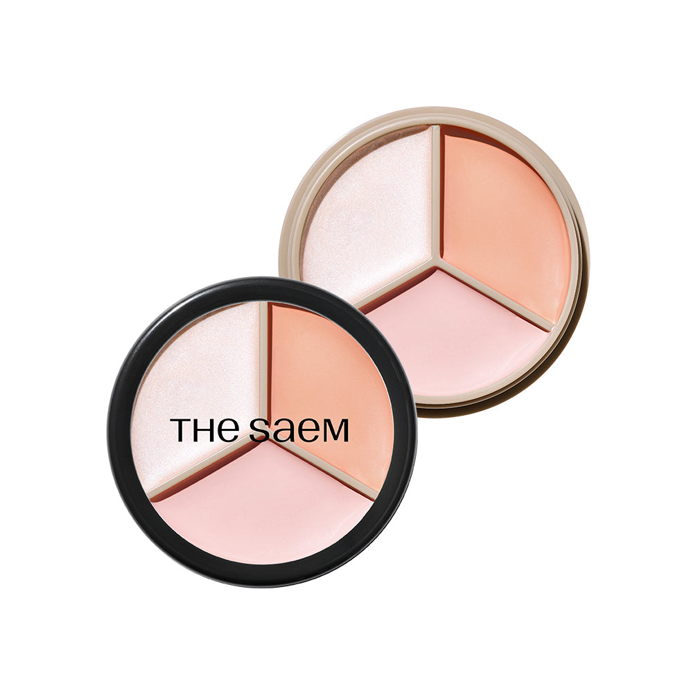 the SAEM Cover Perfection Triple Pot Concealer