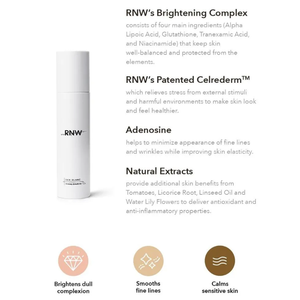 RNW DER. BLANC Shining Emulsion 125ml - DODOSKIN
