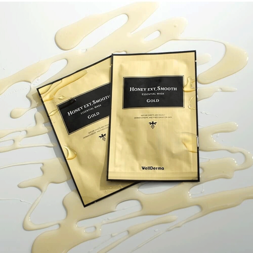 (NEWA) WellDerma Honey Ext. Smooth Essential Mask 25ml *10 pcs - DODOSKIN
