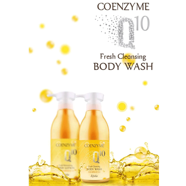 esfolio Coenzyme Q10 Fresh Cleansing Body Wash 500ml - DODOSKIN