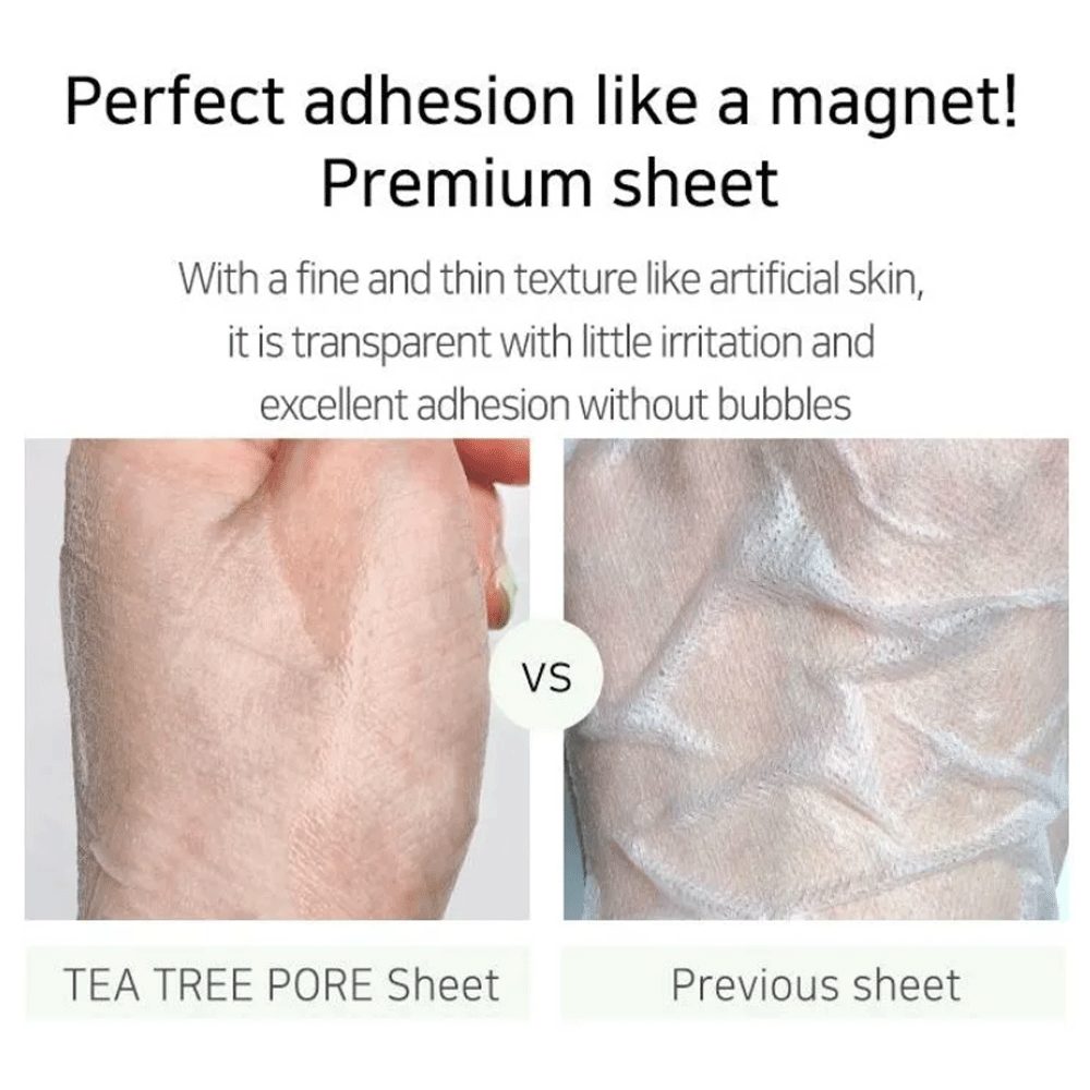 (NEWA) Muldream Vegan Green Mild Tea Tree Pore Mask 25ml *10 pcs - DODOSKIN