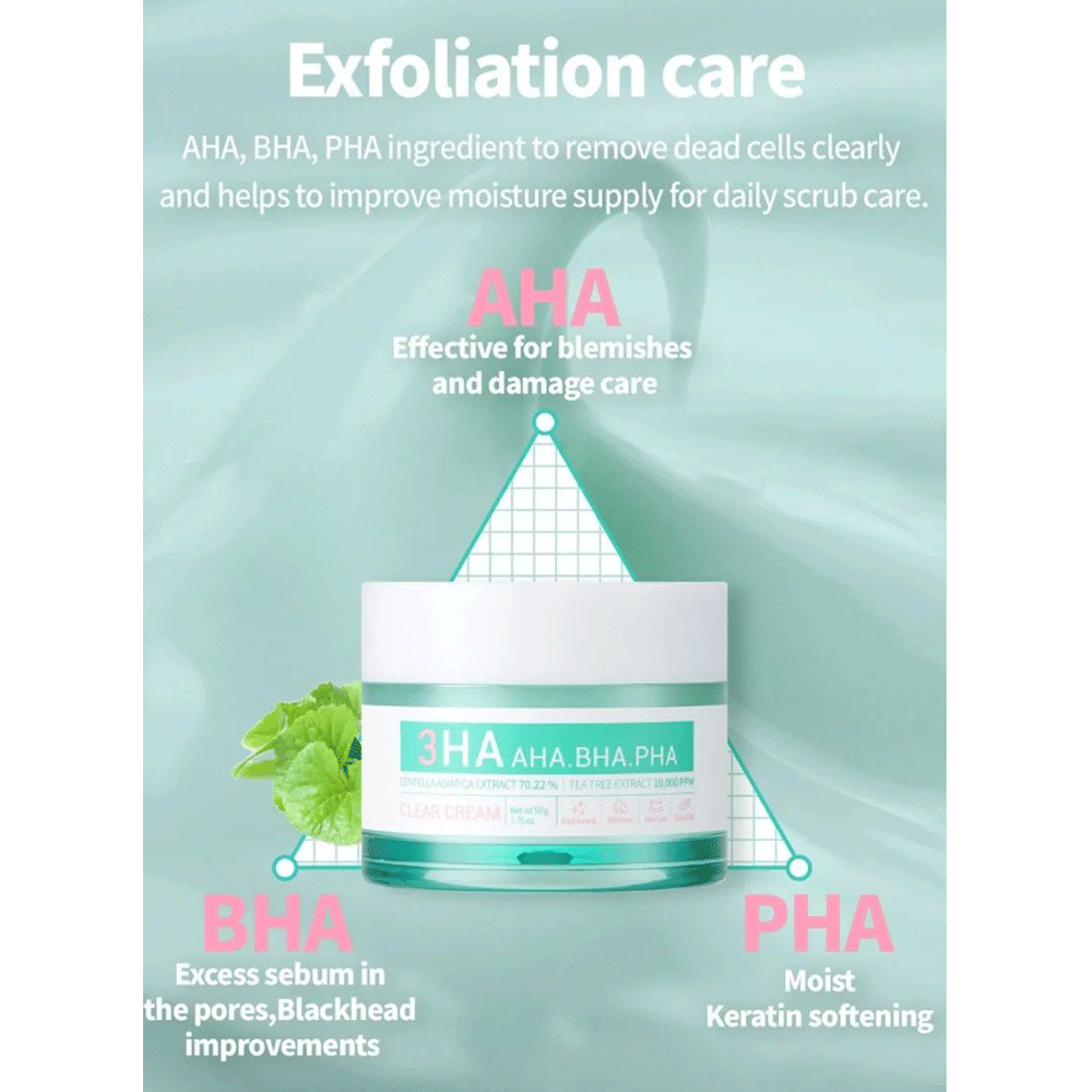 esfolio 3HA Clear Cream 50ml - DODOSKIN