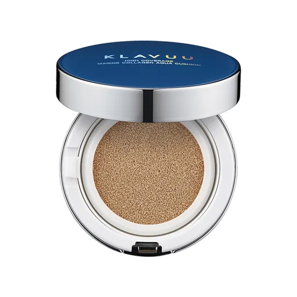 KLAVUU Blue Pearlsation High Coverage Marine Collagen Aqua Cushion SPF50+ PA+++ 12g - DODOSKIN