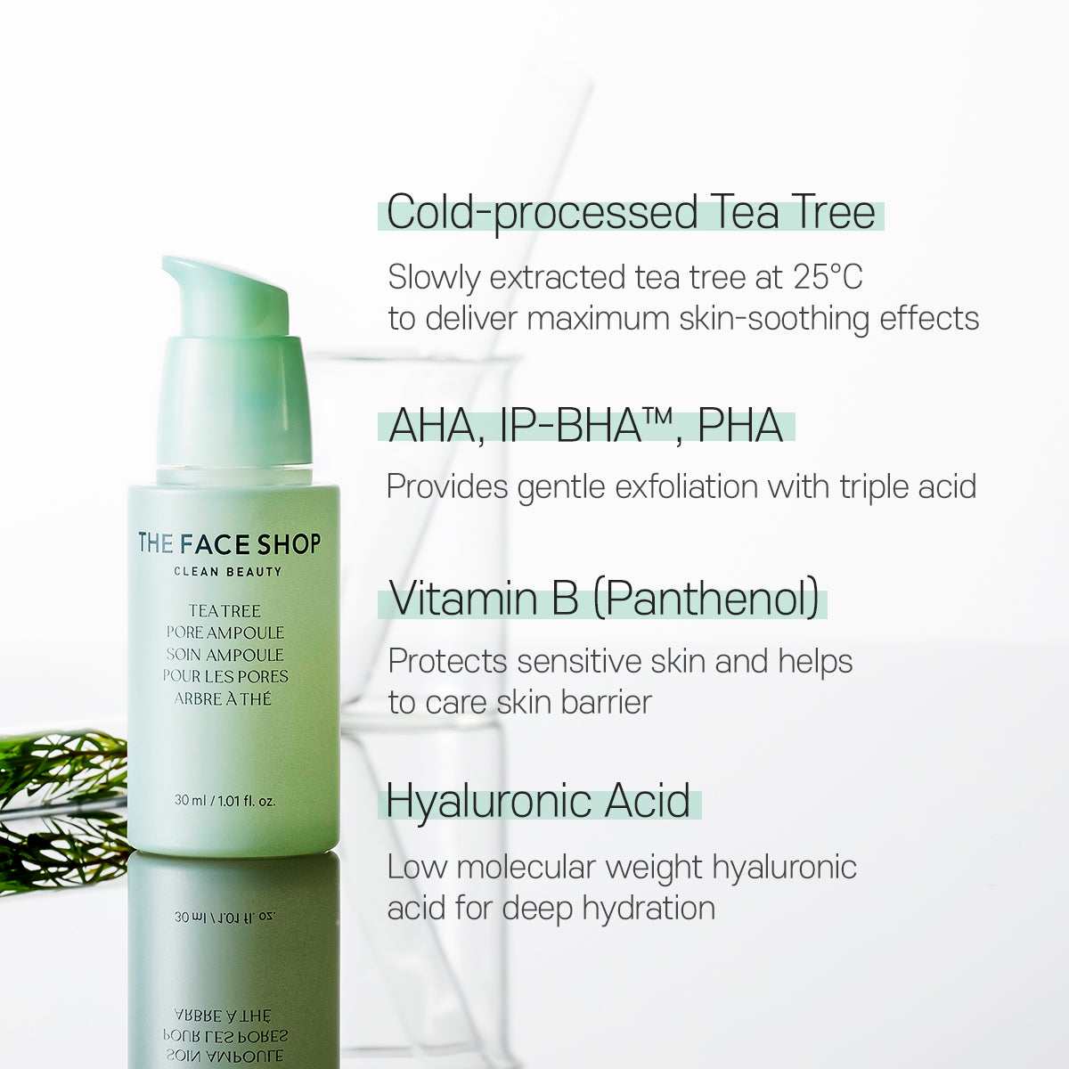 THE FACE SHOP Tea Tree Pore Ampoule 30ml - DODOSKIN