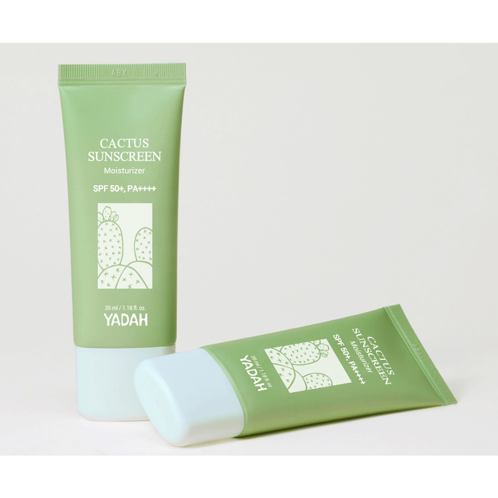 (NEWA) YADAH Cactus Sunscreen SPF50+ PA++++ 35ml - DODOSKIN