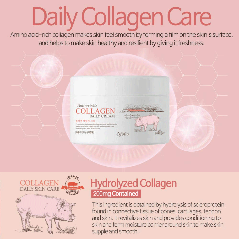 esfolio Collagen Daily Cream 200ml - DODOSKIN