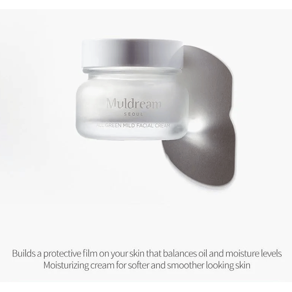 (NEWA) Muldream All Green Mild Facial Cream 60g - DODOSKIN