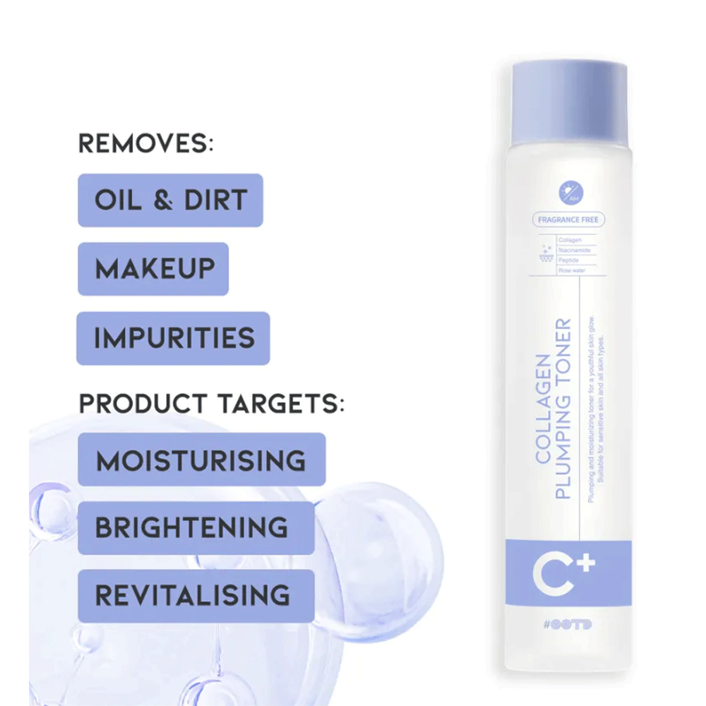 OOTD Collagen Plumping Toner A.M 250ml - DODOSKIN