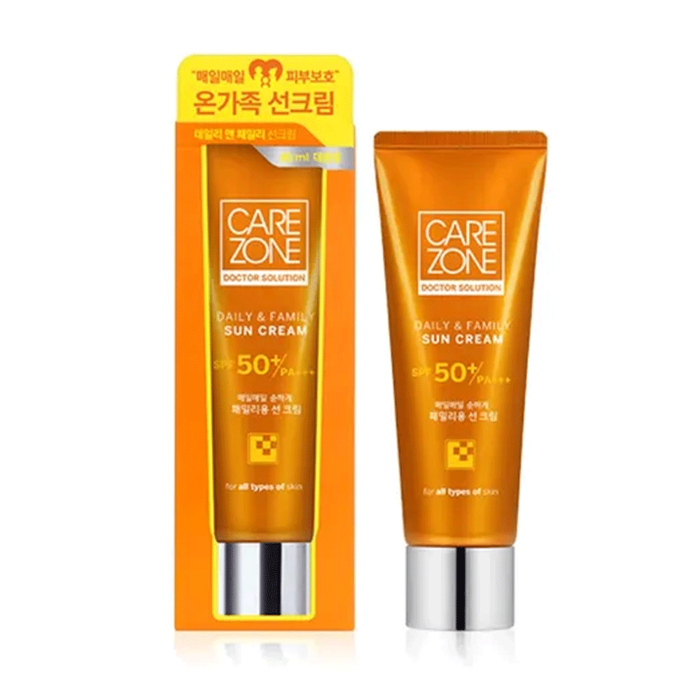 CAREZONE Daily & Family Sun Cream SPF50+ PA+++ 80ml - DODOSKIN
