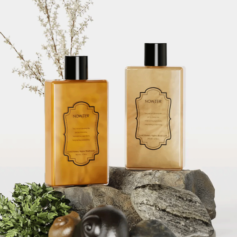 NOWATER Gold Honey Agave Bodywash 350ml - 2 Types - DODOSKIN