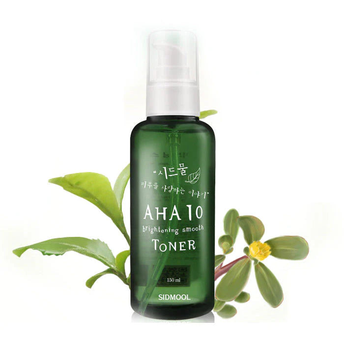Sidmool AHA 10 Brightening Smooth Toner 150ml - DODOSKIN
