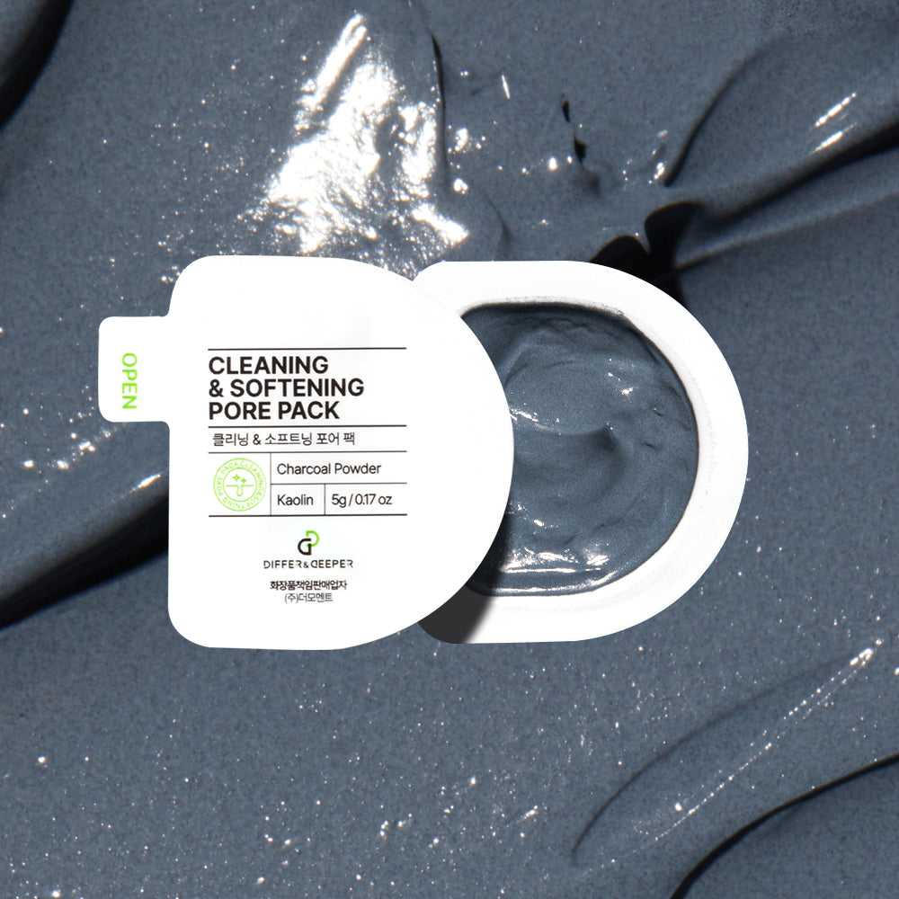 DIFFER&DEEPER Cleaning&Softening Pore Pack 5g x 7ea