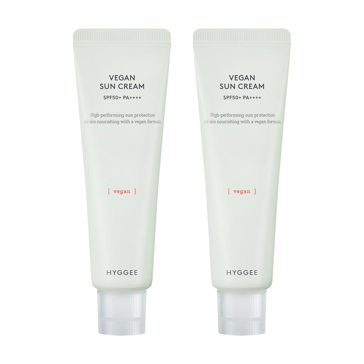 Hyggee Suncream 50ml x 2 (Vegan or Relief Moisture)