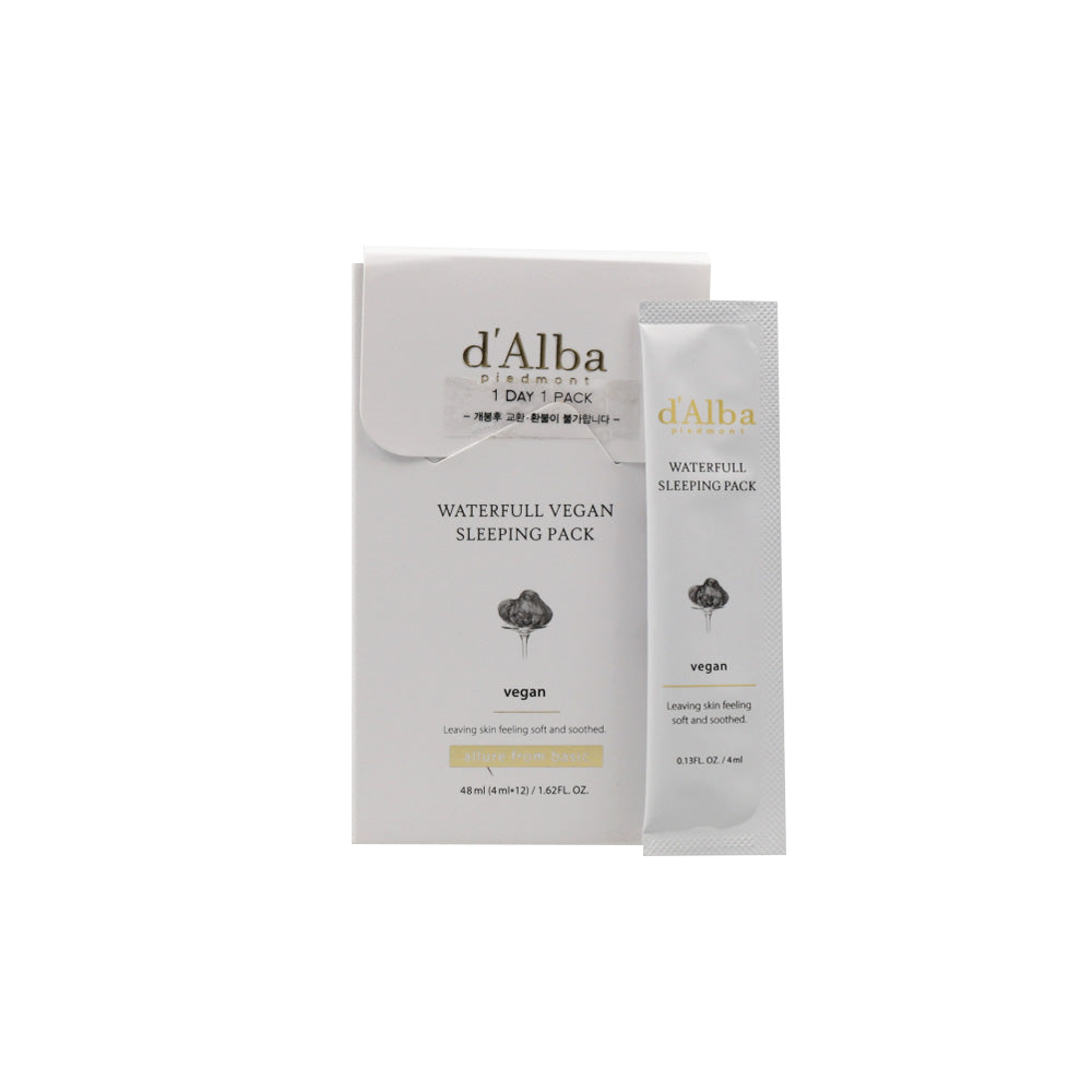 d’Alba Waterfull Sleeping Pack 4ml * 12ea