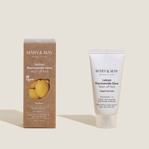 Mary&May Lemon Niacinamide Glow Wash Off Pack 30g