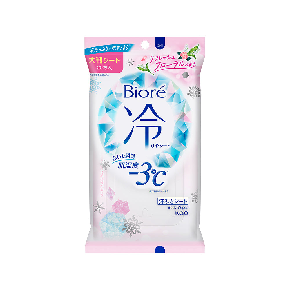 Biore Cooling Body Sheet 20 Sheets 3 Types