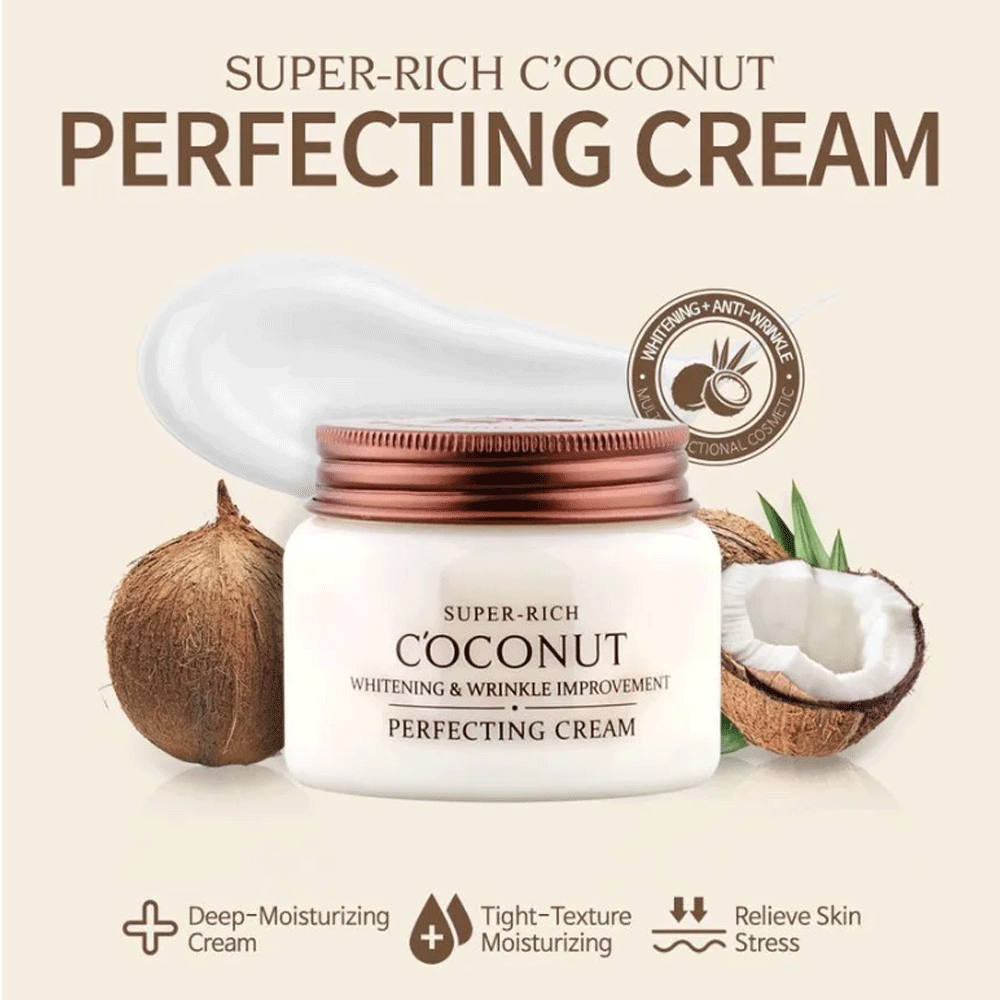 esfolio Super-Rich Coconut Perfecting Cream 120ml - DODOSKIN