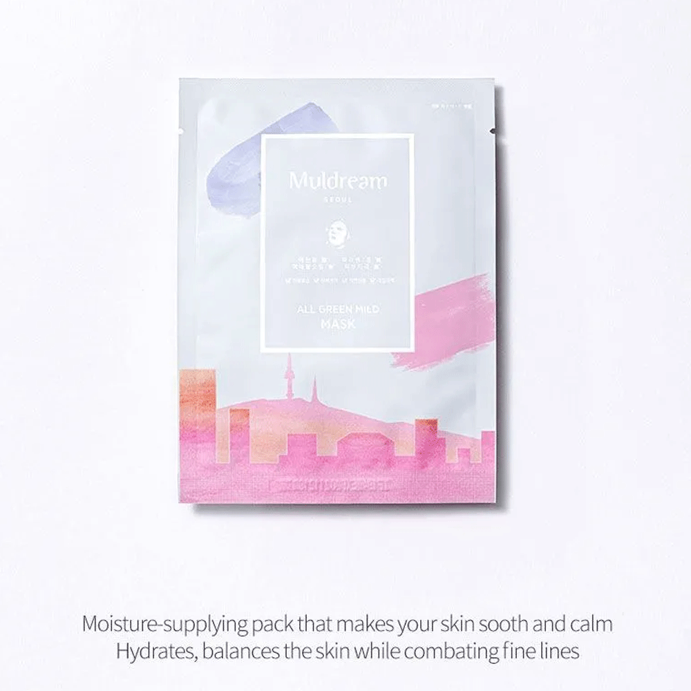 (NEWA) Muldream All Green Mild Mask 27ml *10 pcs - DODOSKIN