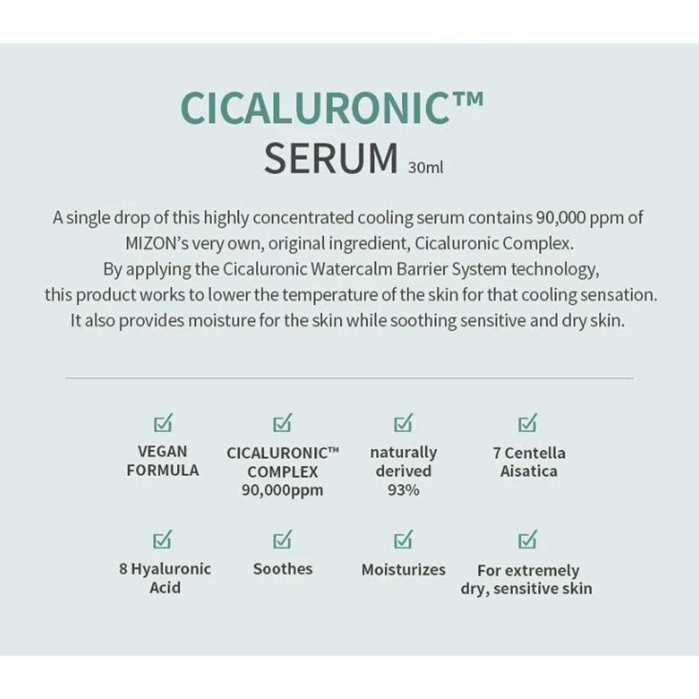 MIZON Cicaluronic Serum 30ml - DODOSKIN
