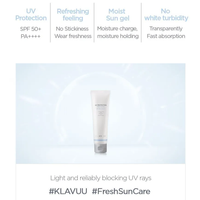 KLAVUU UV Protection Fresh Sun Gel 50ml - DODOSKIN