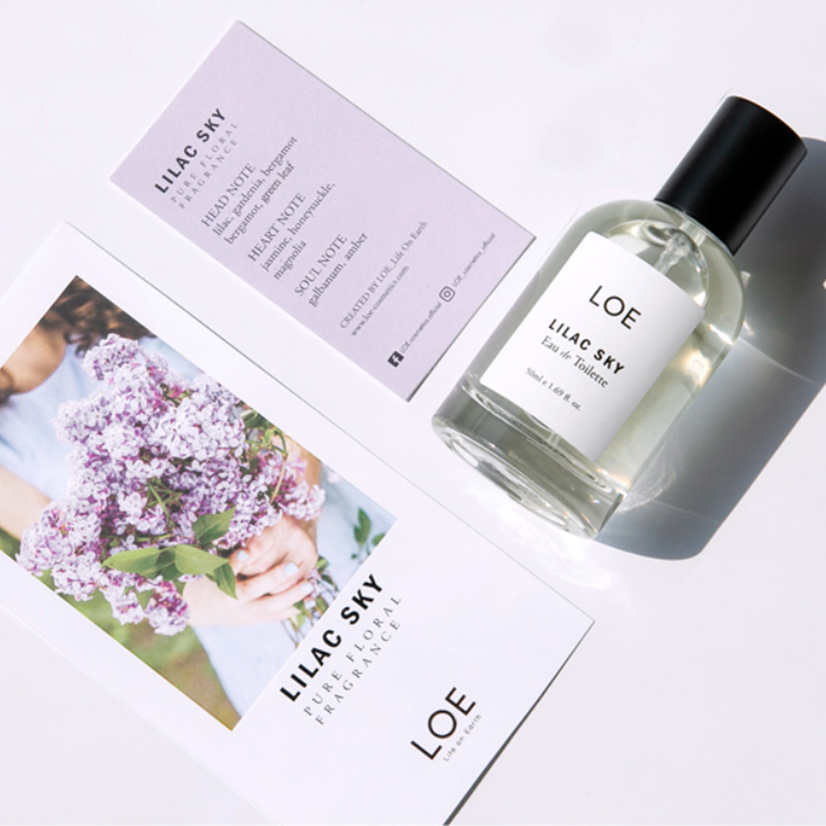 Loe lilac sky eau de tourlettle 50ml