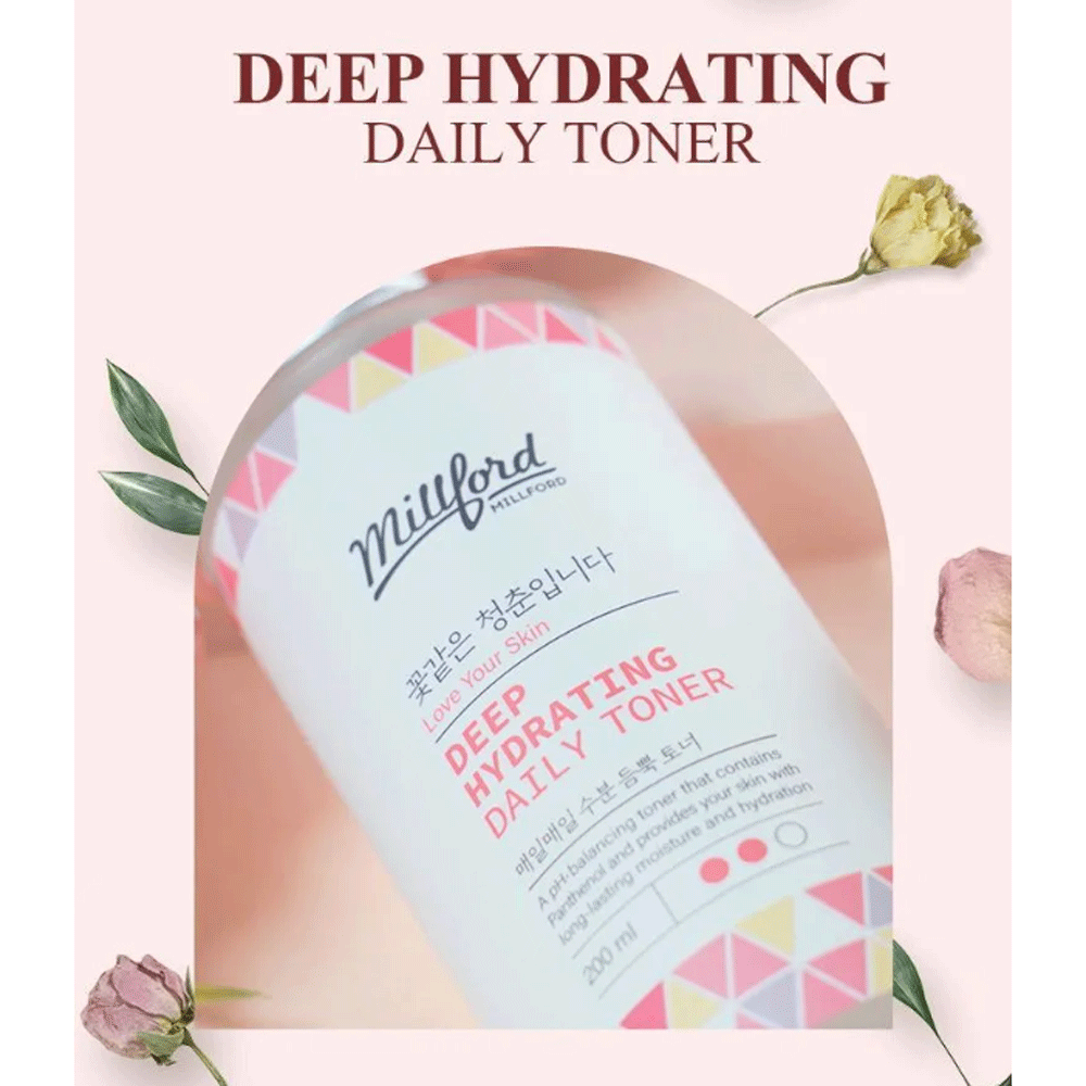 Millford Deep Hydrating Daily Toner 200ml - DODOSKIN