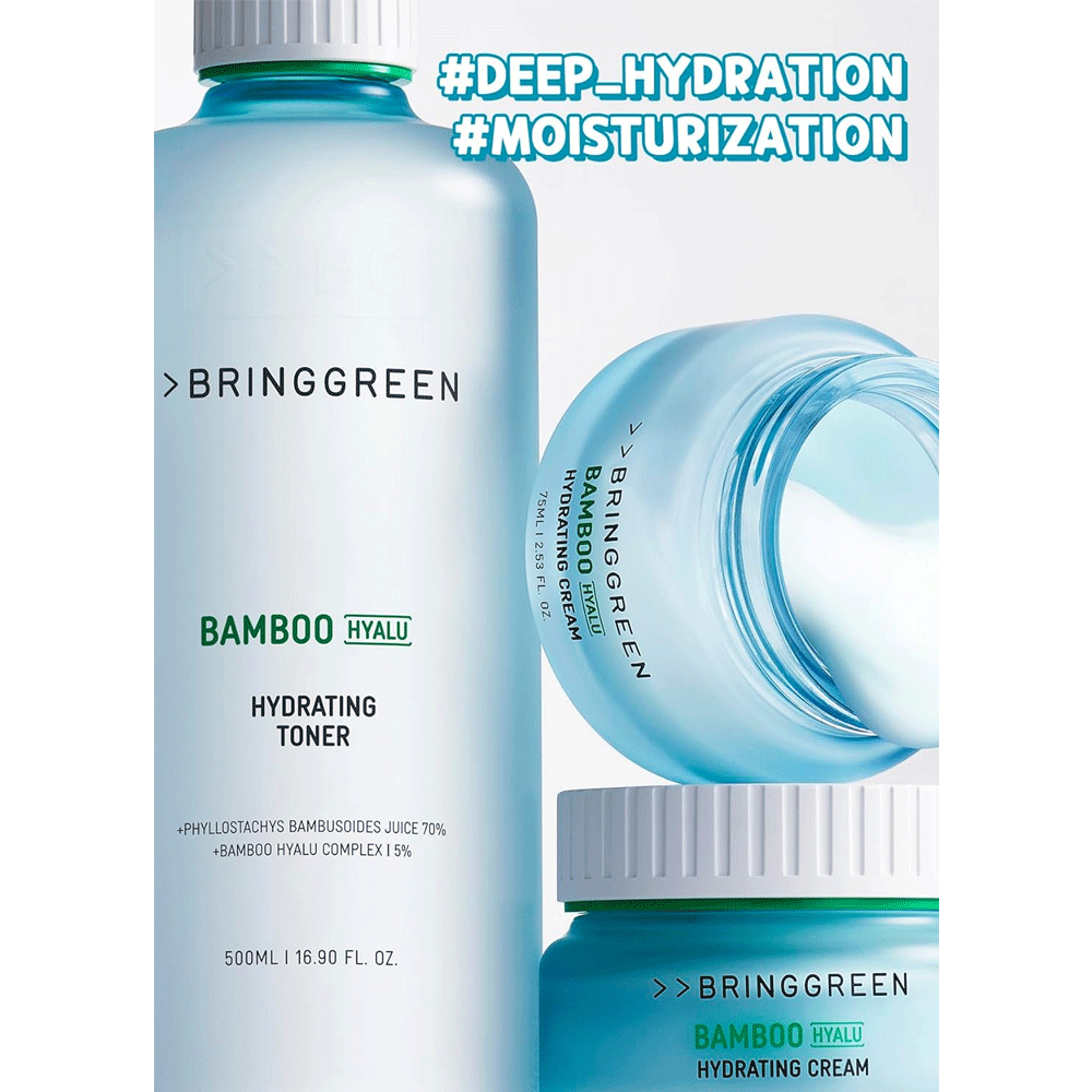 BRING GREEN Bamboo Hyalu Hydrating Toner 250ml - DODOSKIN