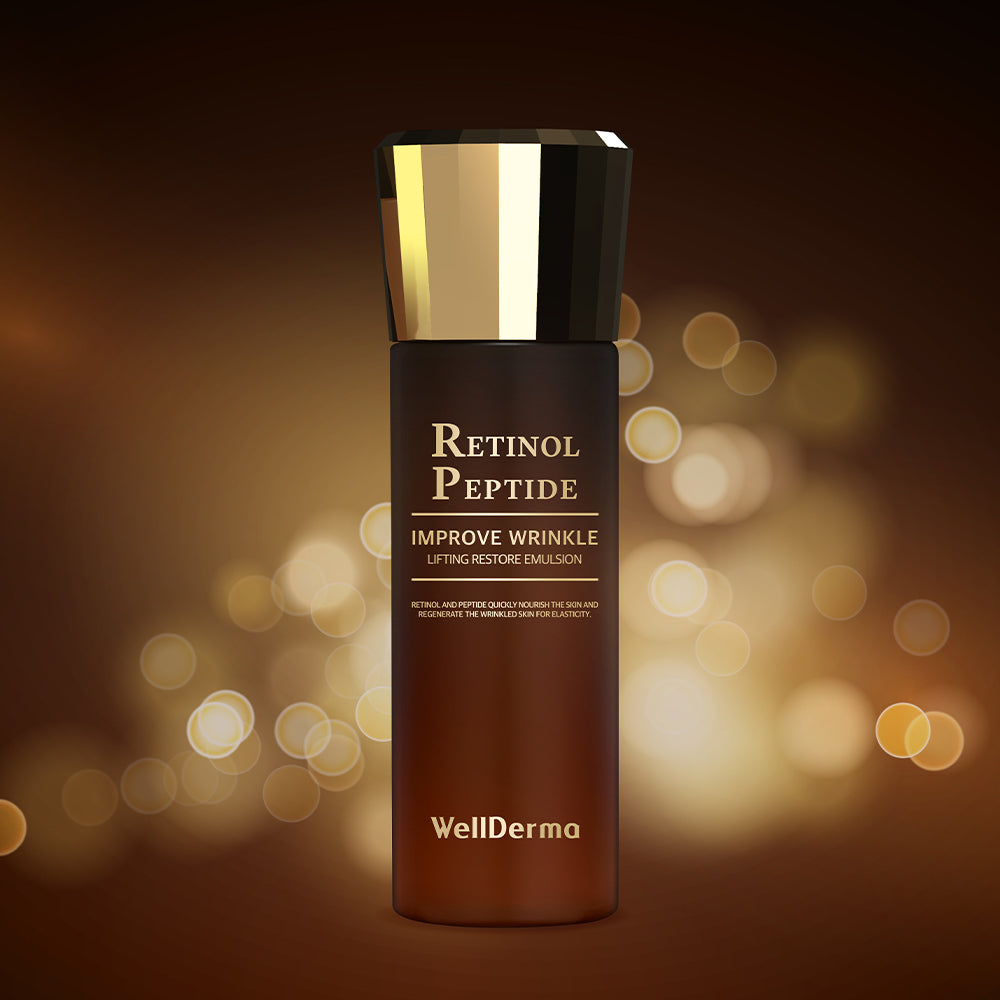 WellDerma Retinol Peptide Lifting Restore Emulsion 120ml