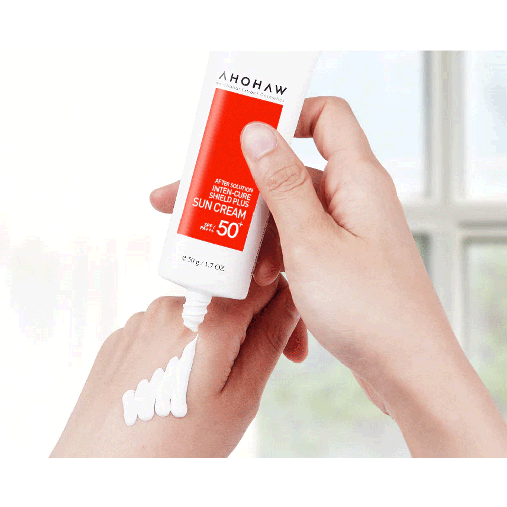 AHOHWA Inten Cure Shield Plus Sun Cream 50ml - DODOSKIN