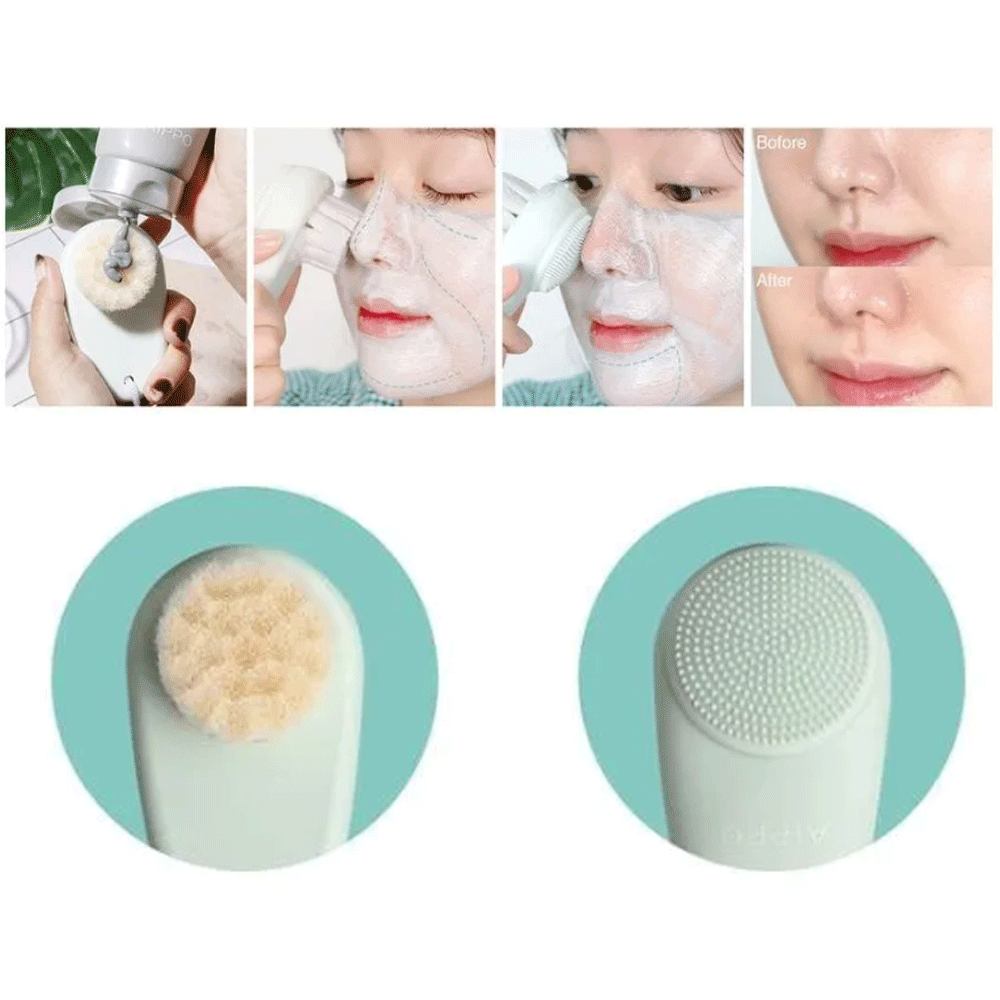 AIPPO Dual Cleansing Brush 1pc - DODOSKIN