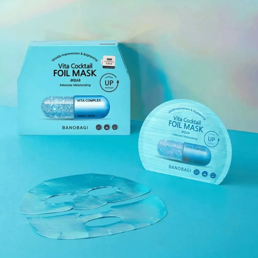 BANOBAGI Vita Cocktail Foil Mask #Aqua 30g * 10e - DODOSKIN