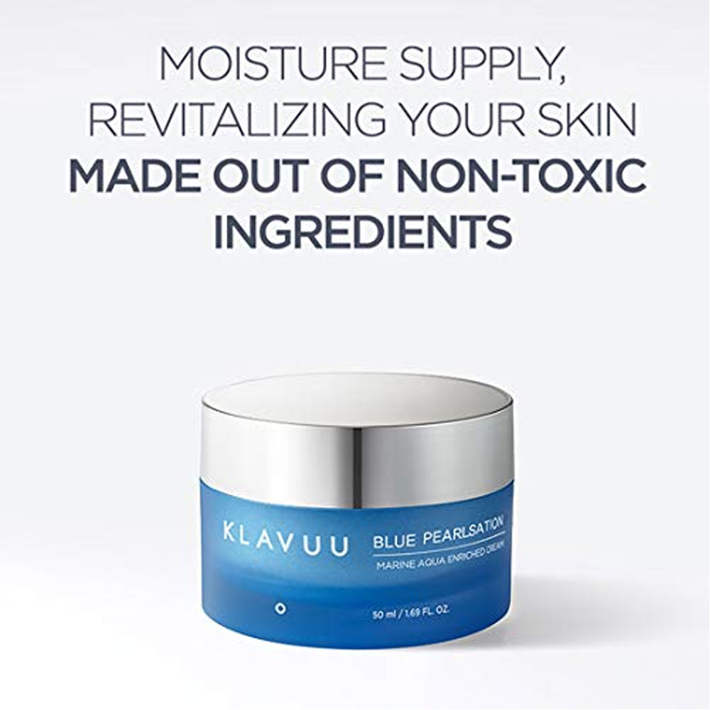 KLAVUU Blue Pearlsation Marine Aqua Enriched Cream 50ml - DODOSKIN
