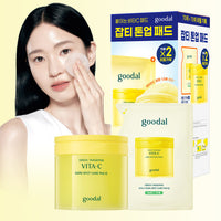 Goodal Green Tangerine Vita C Blemish Care Pad Alpha 70 sheets+70 sheets Refill Special Set + Free Gift