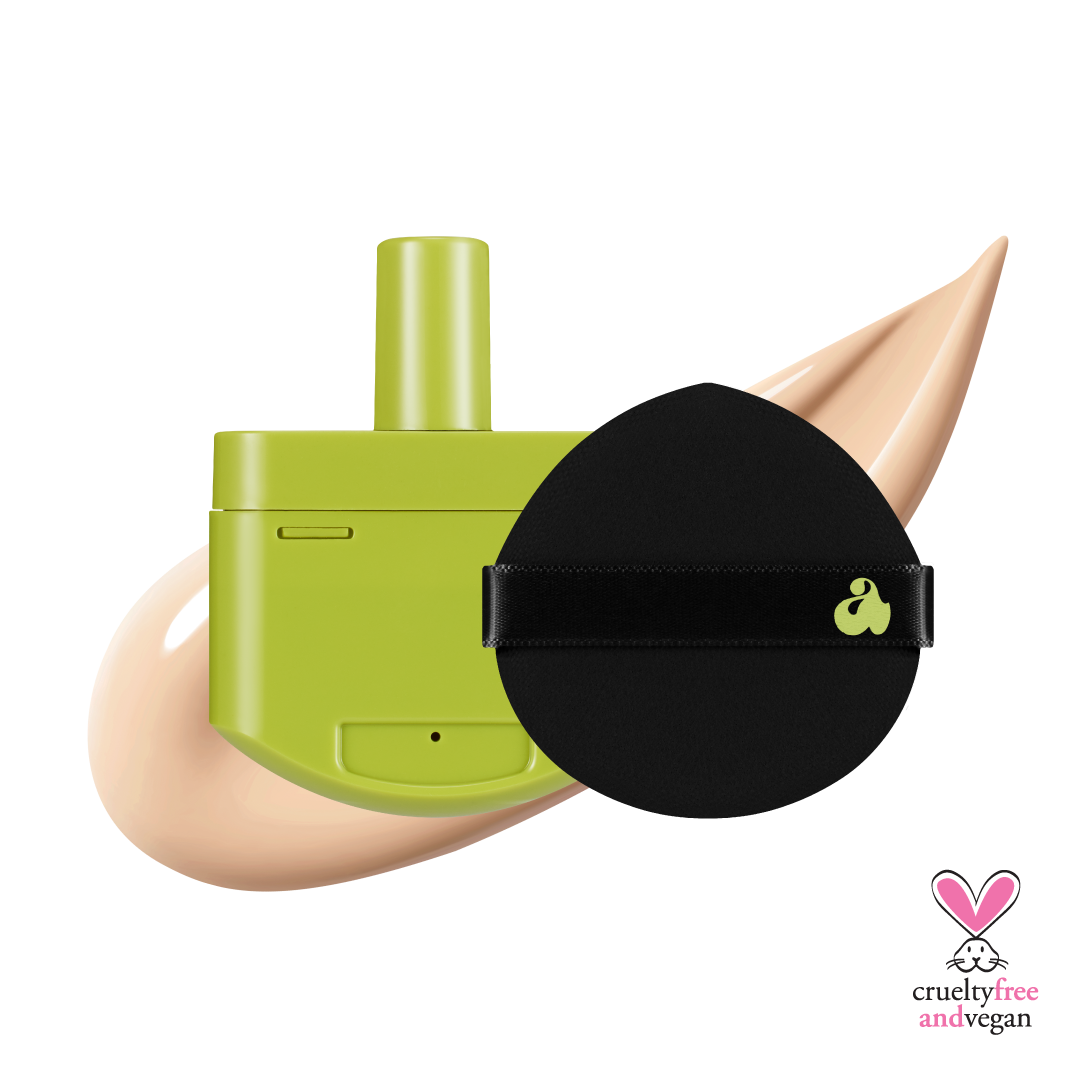 Desgashia satin use recargador de cojín verde saludable spf 30 pa ++ 15g * 21 colores