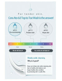 ILLIYOON Ceramide Ato 6.0 top to toe wash 500ml/1000ml - DODOSKIN