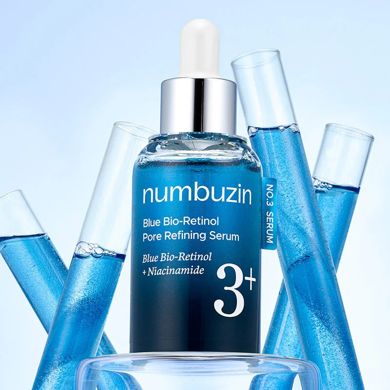 1+1 numbuzin No. 3 Blue Bio Retinol Pore Refining Ampoule 30ml