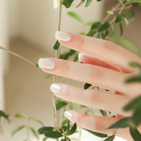 MUZMAK Nail Tips 36pcs #Seed Pearl(Regular Square)